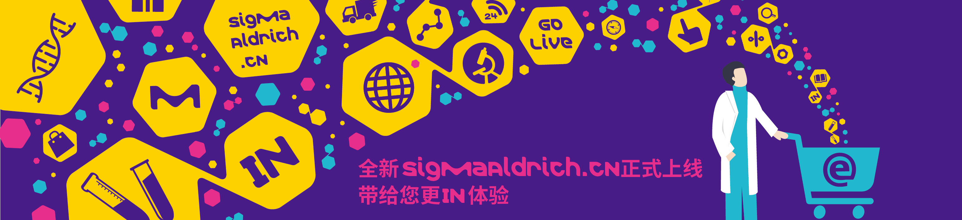 全新sigmaaldrich.cn正式上线 网站全新上线,带给您最IN体验!