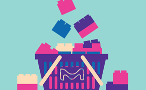 Building blocks Graphic of building blocks.