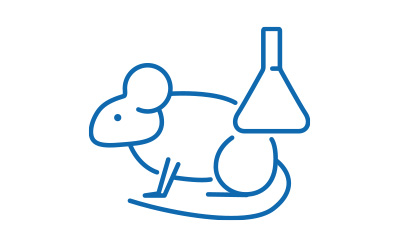 Preclinical development stage illustrated with a laboratory mouse and flask icon, highlighting cell culture media, buffers, assay kits, and research tools for preclinical testing. Preclinical development stage illustrated with a laboratory mouse and flask icon, highlighting cell culture media, buffers, assay kits, and research tools for preclinical testing.