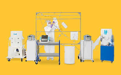 Final sterile filtration and filling setup