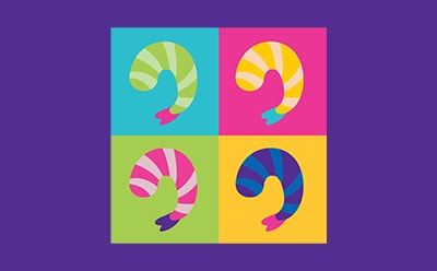 Consider Me Shrimp Campaign imagery depicting different vibrantly colored shrimp as art and symbolizing one's acceptance and support of cultured meat and seafood or cultivated meat and alternative protein as one solution to a multi-solution approach needed to sustainably feed the world’s population