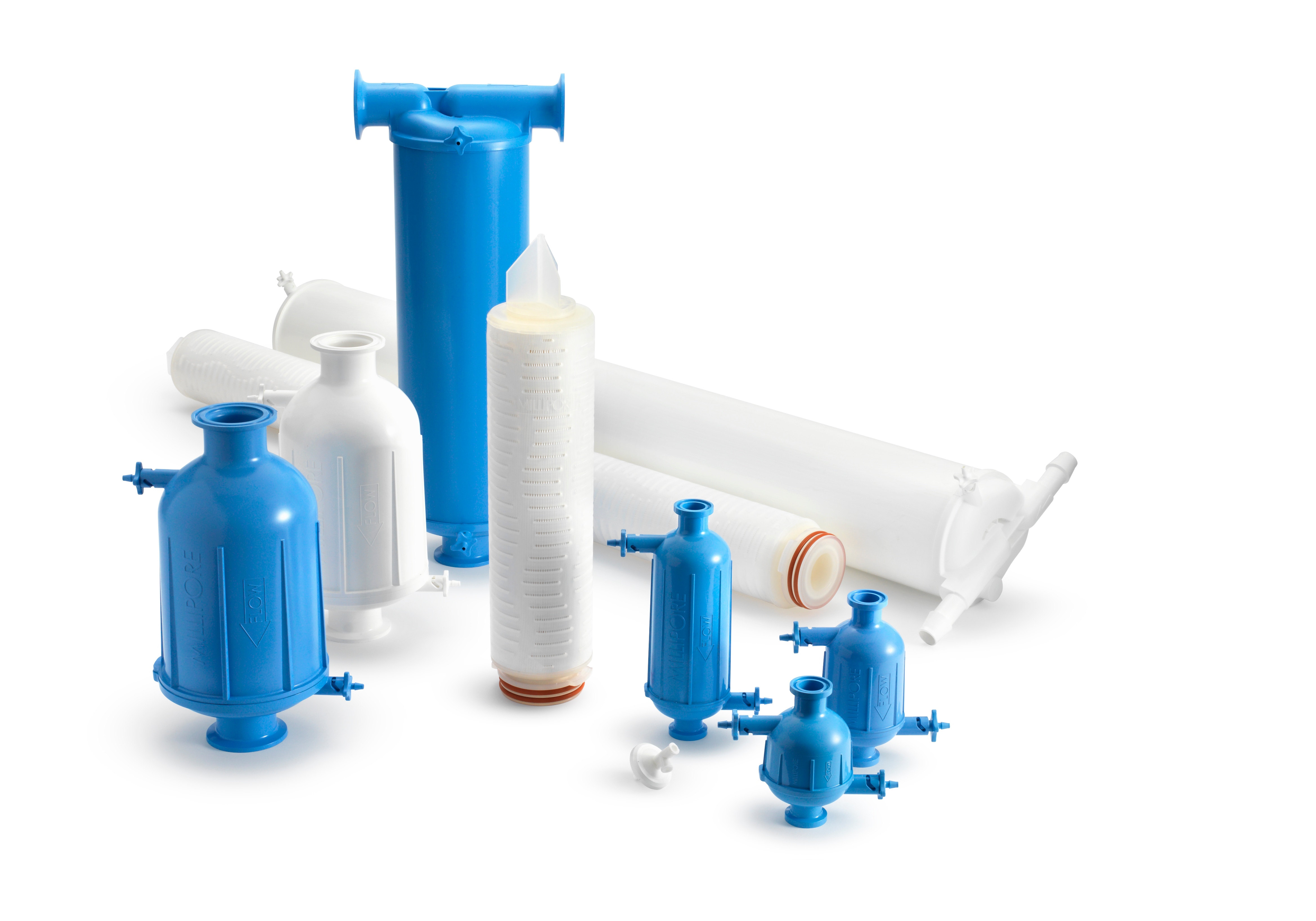 Family of Millipore Express Cartridges, Opticap Capsules and Optiscale a