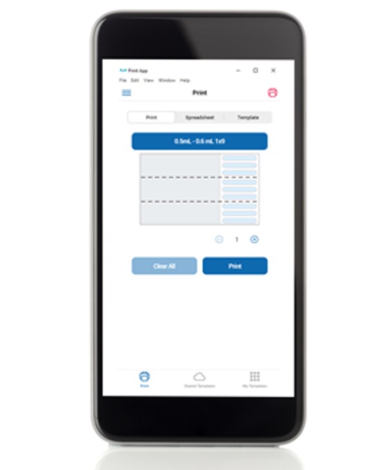 MilliSentials™ Smartphone-compatible software