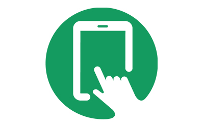 Electronic tablet icon. Electronic tablet icon.