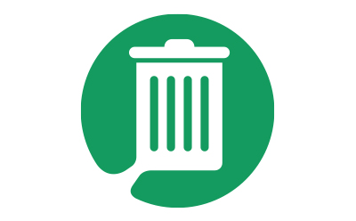 Garbage can icon Garbage can icon