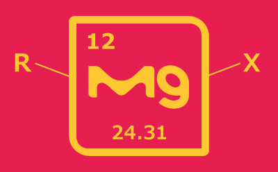 格里尼亚试剂，其化学符号为镁（Mg），原子序数为12，原子质量为24.31。