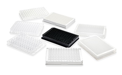 MultiScreen<sup>®</sup> Solid Bottom Plates A collection of MultiScreen® Solid Bottom Plates in various sizes and formats, including 96-well and 384-well, suitable for biochemical assays, ELISA, high throughput screening, and compound storage.