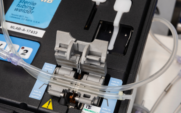 C-Flex® tubing option Image showing the C-Flex® tubing option that can be heat welded for a sterile connection and disconnection of NovaSeptum® SURe sampling assemblies to single-use bioprocesses.