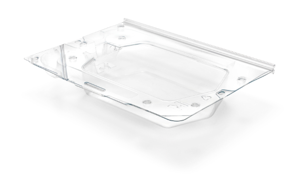 Transparent plastic case fitted to hold a NovaSeptum® plastic bags when transporting, storing, or freezing. Transparent plastic case fitted to hold a NovaSeptum® plastic bags when transporting, storing, or freezing.