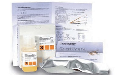 The image displays a drug test kit with a urine sample container, testing strips, and instructional paperwork, including visible words “ToxCAT” and “Certificate.”