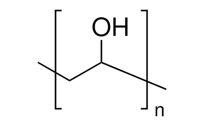 Broad portfolio of polyvinyl alcohol grades serving different application needs in solid, liquid and semi-solid dosage form formulation Chemical structure of polyvinyl alcohol