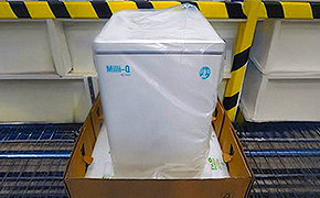 Milli-Q® system protected by bio-based polyethylene foam, reducing fossil use and CO2 emissions. Milli-Q® system protected by bio-based polyethylene foam, reducing fossil use and CO2 emissions.