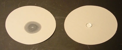Wetting of hydrophilic and hydrophobic PTFE membranes 亲水性和疏水性PTFE膜的润湿性。