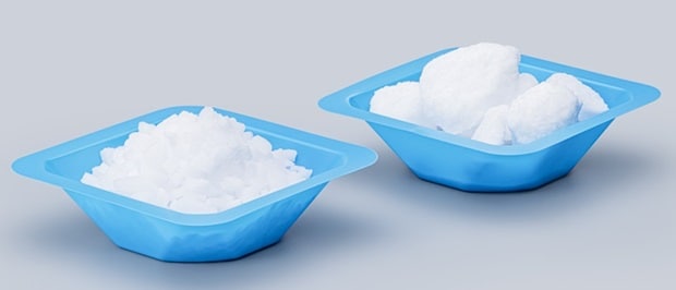 Granulated vs. powdered salts