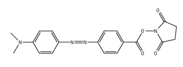 dabcyl-osu chemical structure of Dabcyl-OSu
