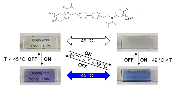 Structure of PiPrOx-V with phase transition behaviors