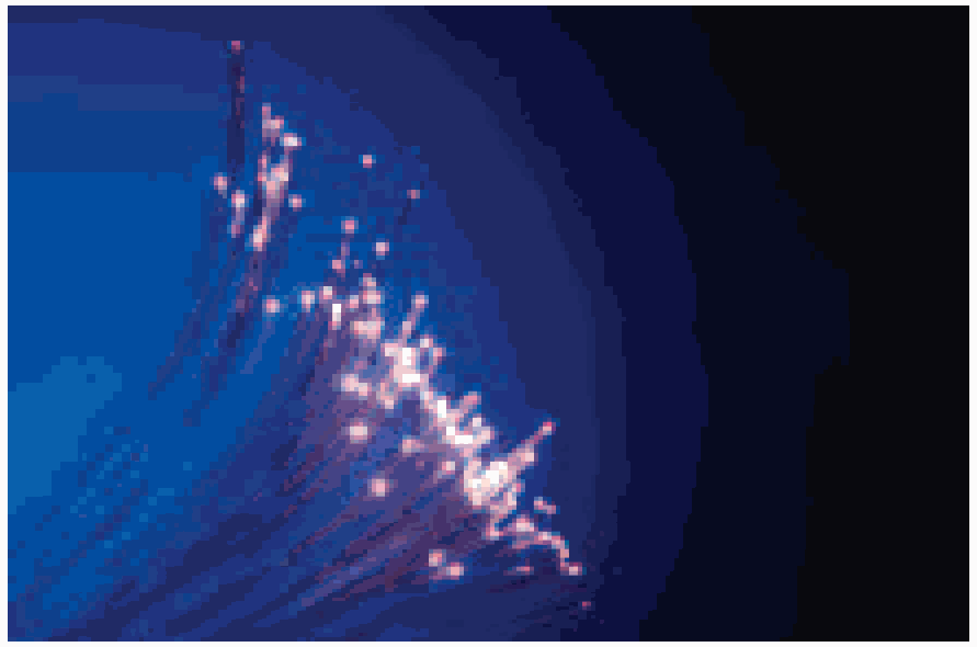 Figure 2. A photograph of an archetypical optical fiber. Figure 2. A photograph of an archetypical optical fiber.