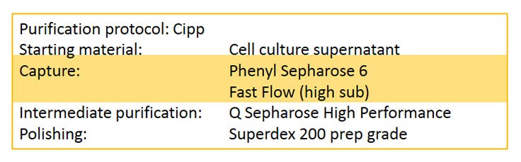 classical hic iex gf purification strategy Fig 52. Classical HIC-IEX-GF purification strategy.