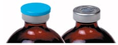 Polypropylene cap and silver ring removal Polypropylene cap and silver ring removal