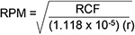 RPM equation