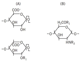 Structure of a heparin polysaccharide consisting of alternating hexuronic acid Structure of a heparin polysaccharide consisting of alternating hexuronic acid