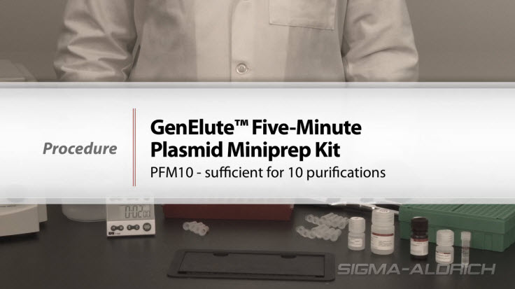 GenElute™ Five-Minute Plasmid Miniprep procedure GenElute™ Five-Minute Plasmid Miniprep procedure