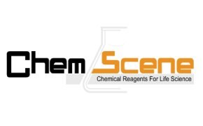 ChemScene logo presents the name 'ChemScene' in a bold font, accompanied by the tagline 'Chemical Reagents For Life Science.'