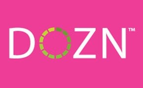 粉色背景下的DOZN™