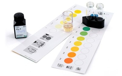 Titrimetric and colorimetric methods and tests for medium concentrations