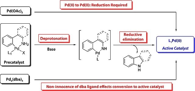 Buchwald precatalysts activation scheme