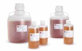 large and small bottles containing blood typing antisera for further manufacturing use (FFMU)