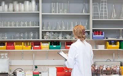 Efficient labs with effective storage solutions