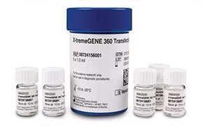 Bottles of X-tremeGENE™ 360 Transfection Reagents
