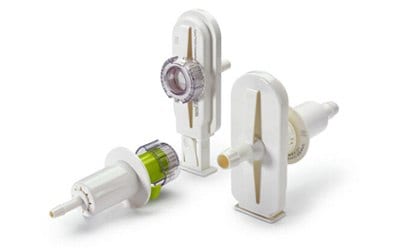 Lynx® S2S Connector in ¼ inch, ½ inch and 3/8 inch sizes Lynx®S2S一次性连接器主要用于连接可蒸气灭菌硬管处理系统进行一次性流体路径灭菌,具有各种规格和配置,可根据从采样到过程中添加再到生物反应器进出流体批量转移等应用进行配置。