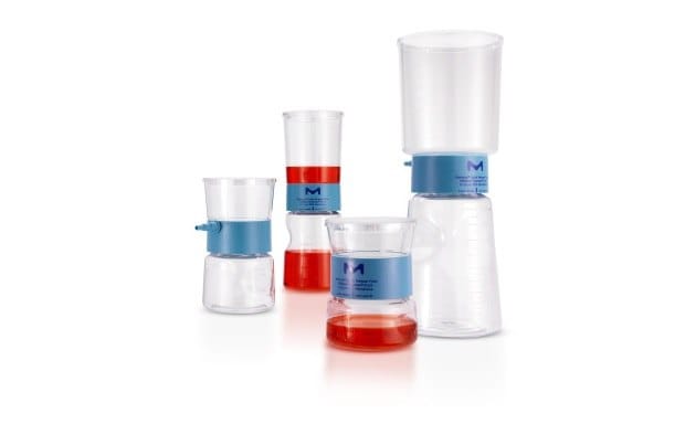 Stericup® Quick Release filters for sterile filtration category page Stericup®真空抽滤实例