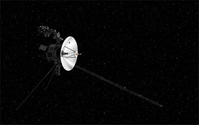 旅行者号太空探测器之一(来源:NASA) 旅行者号太空探测器之一