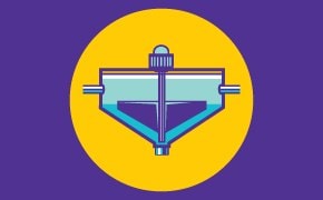 Illustration of sedimentation tank showing settling of flocs and separation of clarified water from sludge