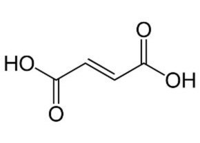 Structural representation of Fumaric acid Image result for Fumaric acid
