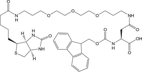 Fmoc-Asp(biotinyl-PEG)-OH 