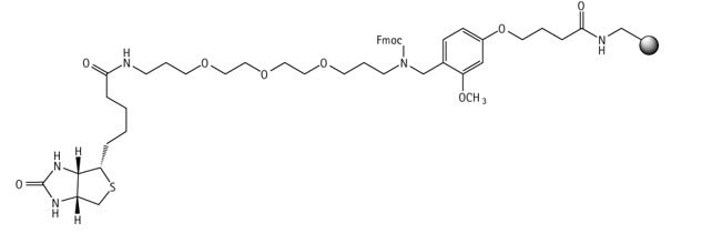 Fmoc-PEG Biotin NovaTag™ resin