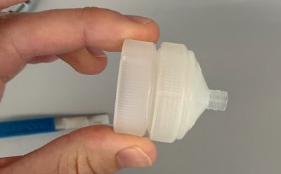 Swinnex<sup>®</sup> Filter Holder Assembly Photograph of a fully assembled Swinnex® filter device.