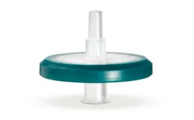 Product photograph of a Millex syringe filter.