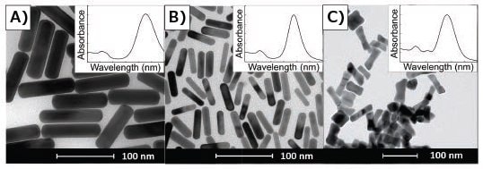 MATERIAL MATTERS, Volume 12, Number 1 TEMs of gold nanorods