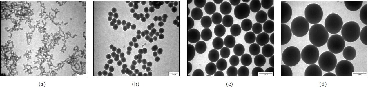 Typical TEM of the size range (100–700 nm) of SiNPs commercially available. Typical TEM of the size range (100–700 nm) of SiNPs commercially available.