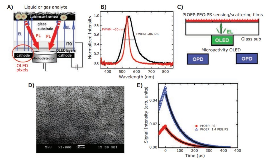 Toward all-organic optical (bio)chemical sensors.