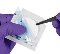 S-Pak® Membrane Filters for Microbial Testing Using sterile forceps
