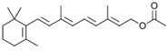 Vitamin A or retinyl acetate