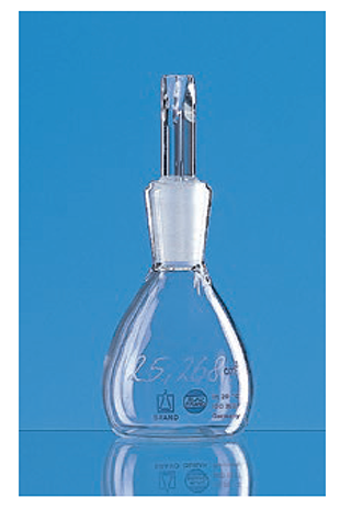 Density bottle with stopper