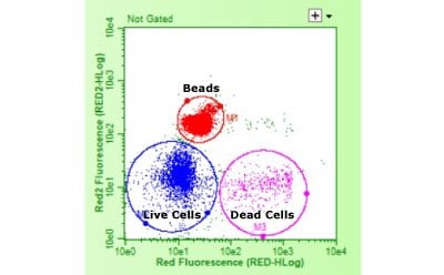 Flow cytometry analysis illustration