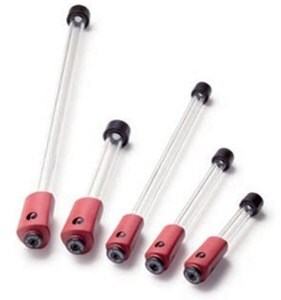 Empty Tricorn columns for packing. Once packed, these columns can be used for purification using either a pump or chromatography system. Empty Tricorn columns for packing
